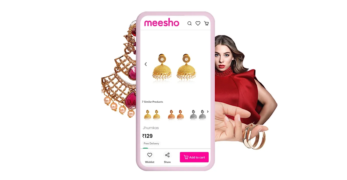 Meesho Surpasses Flipkart and Amazon in User Growth