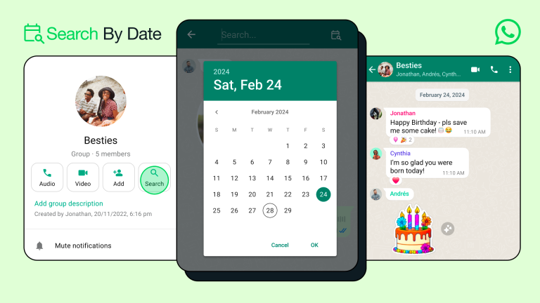 WhatsApp Introduces Search by Date Feature for Android Chats